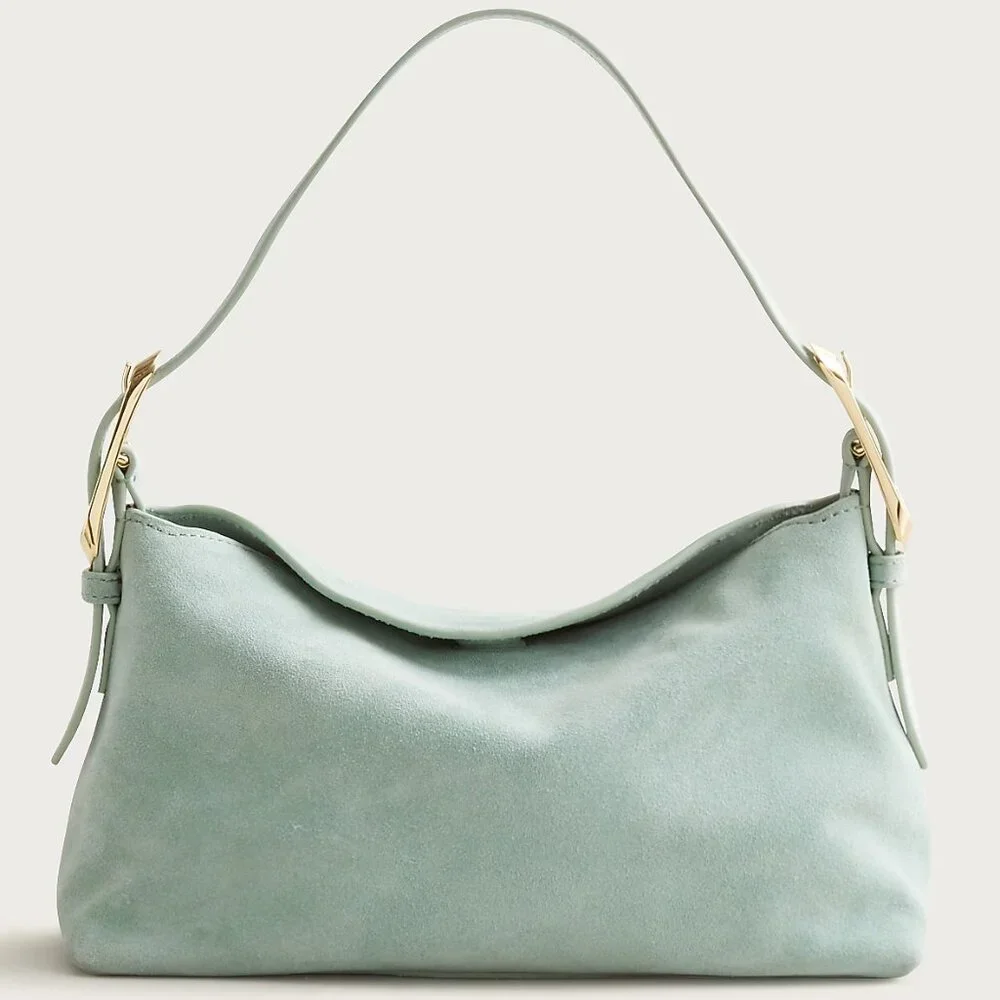 J. Crew Berkeley Suede Shoulder and Crossbody Bag - NEW - Picture 2 of 16